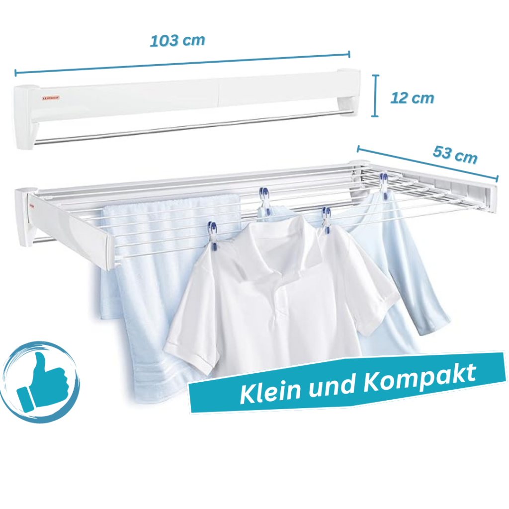 Ausziehbarer Wandtrockner