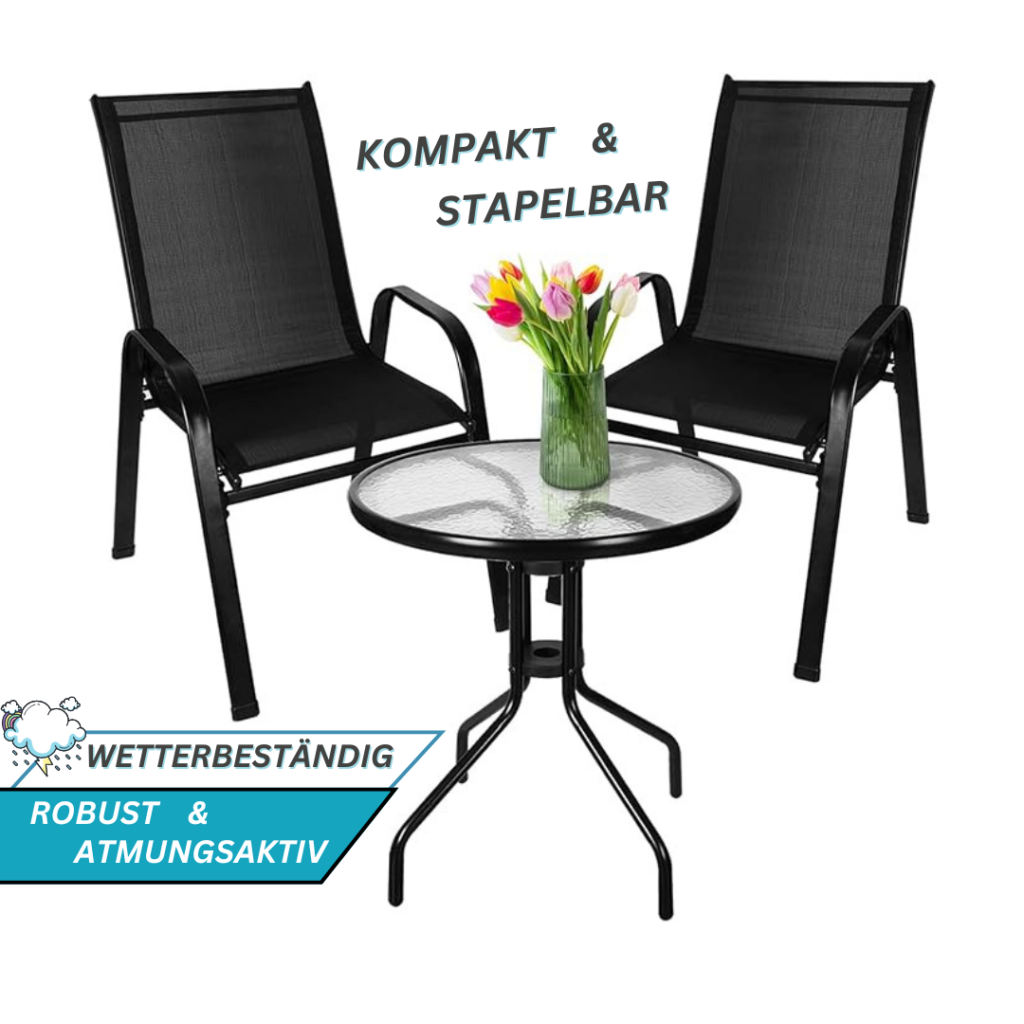 Bistro Set 3 teilig Balkonmobel