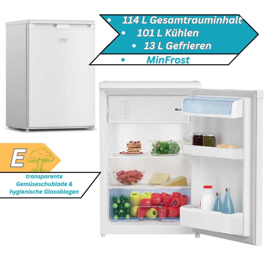 Tischkuhlschrank mit 4 Sterne Gefrierfach